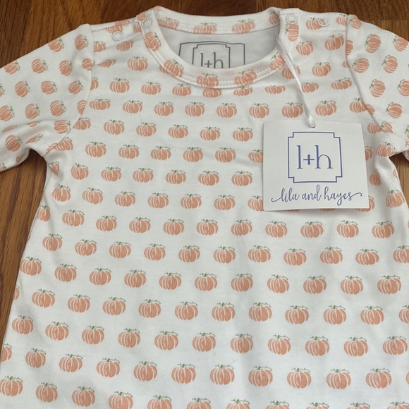 Pumpkin PJ Onsie - Picture 2 of 2